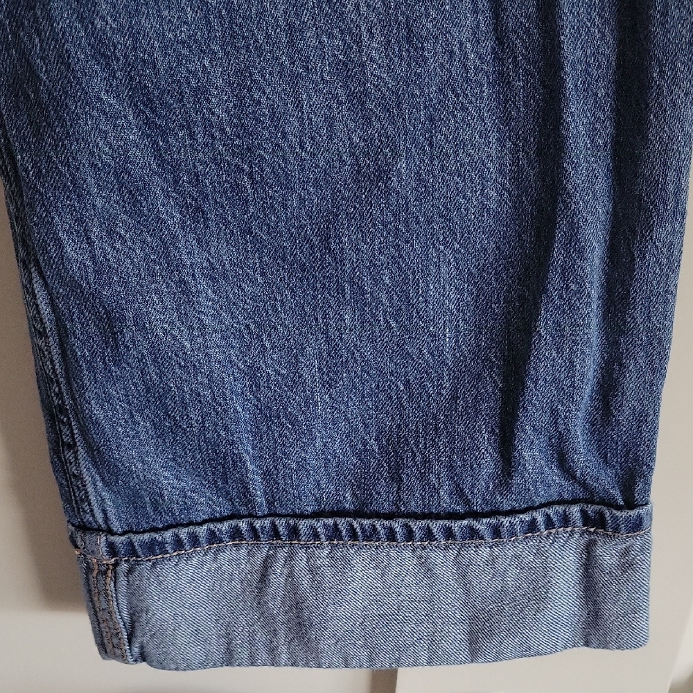 Abercrombie Kids Blue Cropped Jeans - Picture 3 of 4